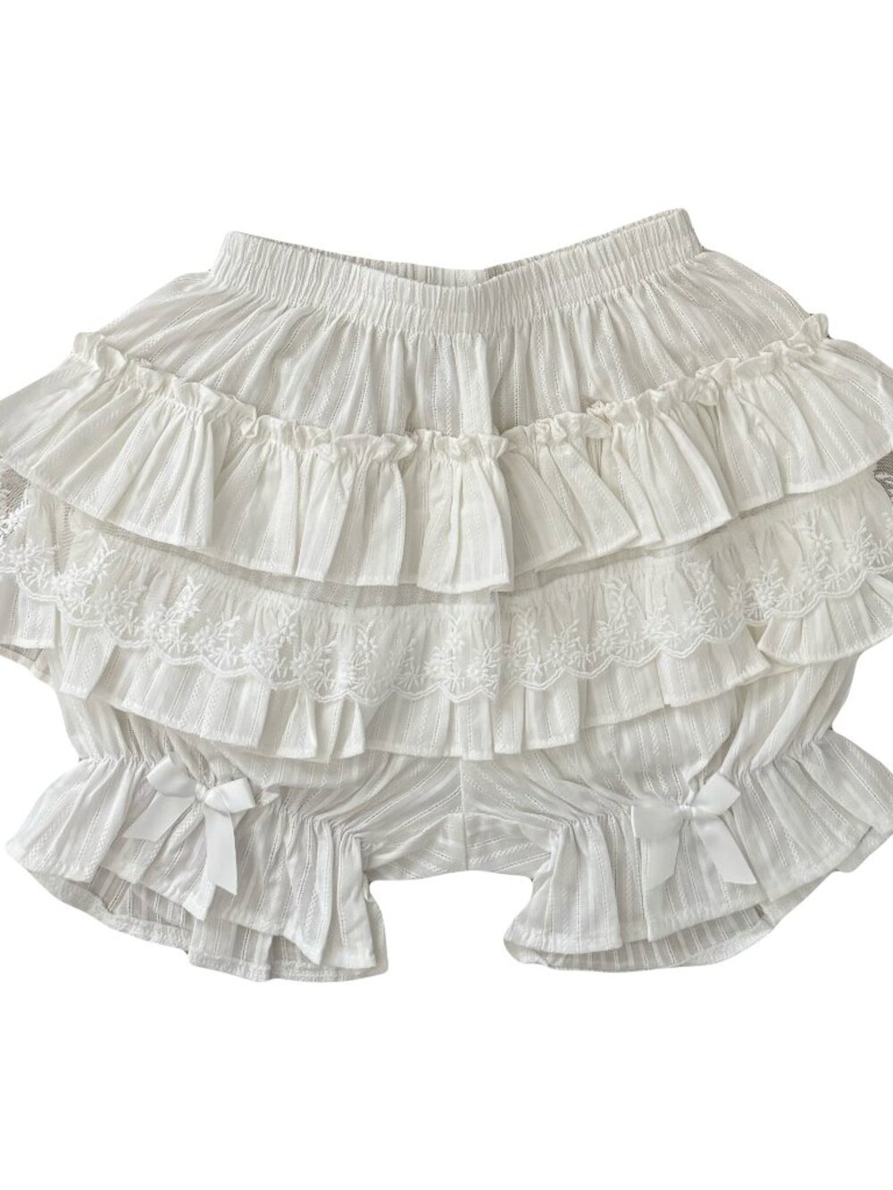 Jacquard cotton cake shorts
